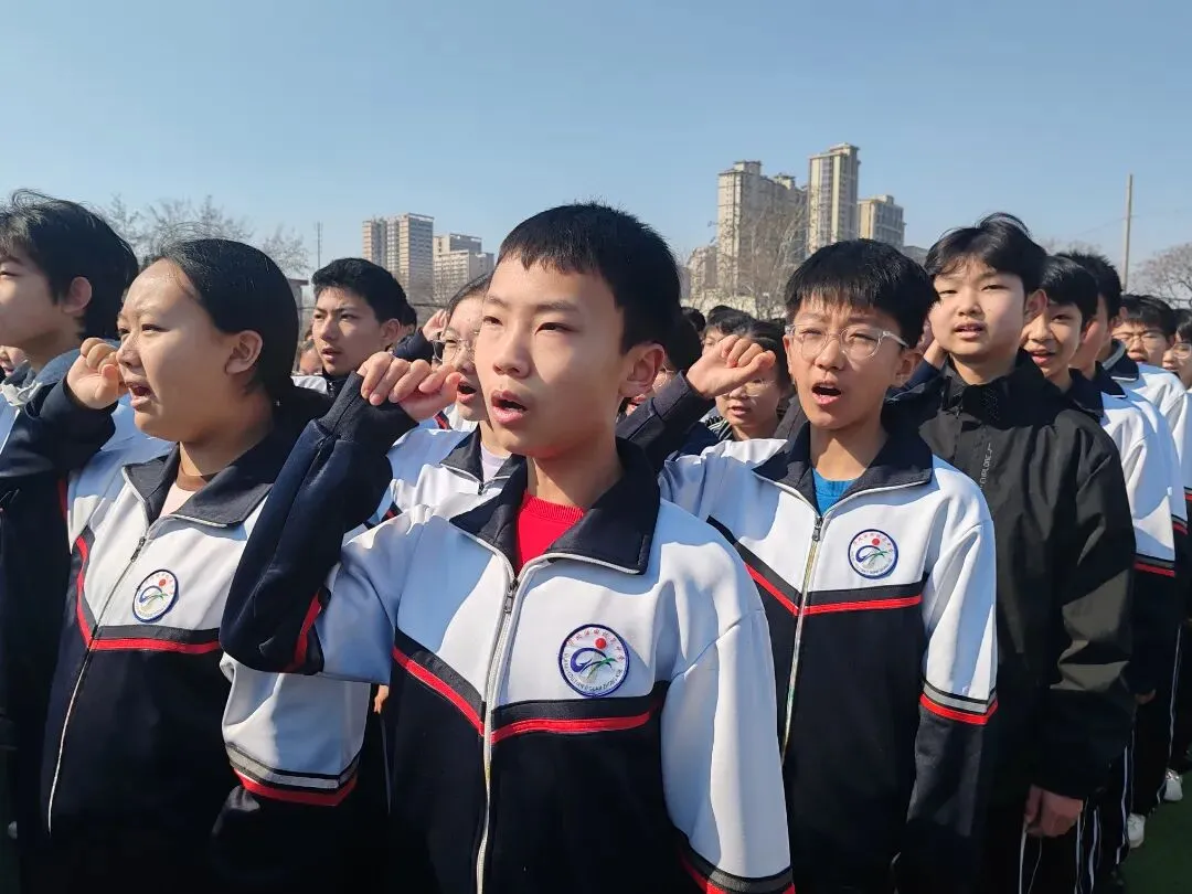 机关中学:百日誓师燃斗志 青春逐梦战中考 第17张