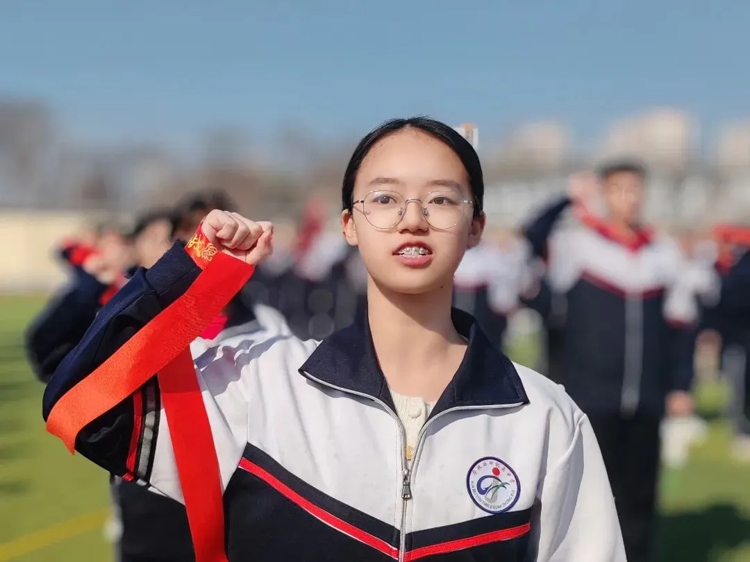 机关中学:百日誓师燃斗志 青春逐梦战中考 第19张