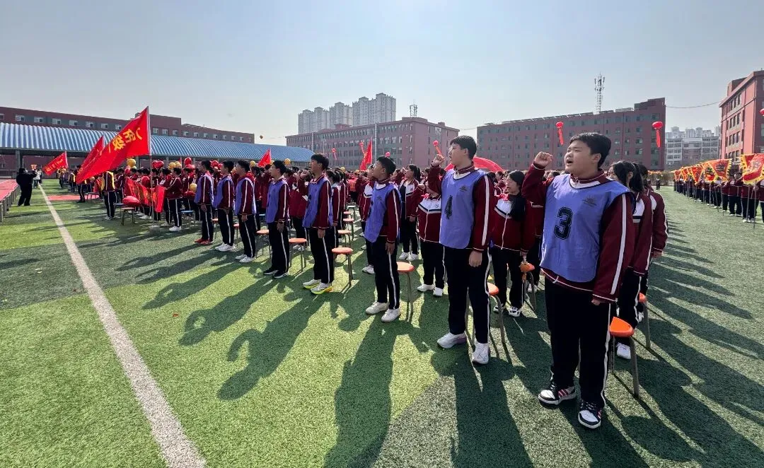 阳光燕山•校园动态——2026年中考百日誓师大会暨春季开学典礼-第47张图片-四季读书网