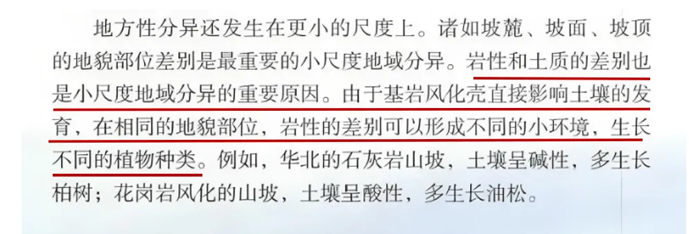 课本VS真题,地方性分异规律的内容这么学,会有新收获! 第9张