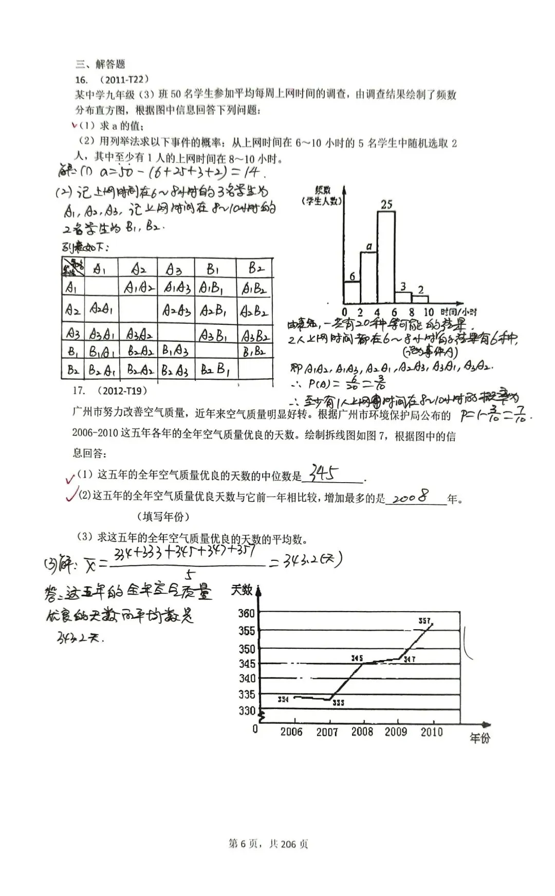 广州中考备考资料之专题一:统计与概率 第5张