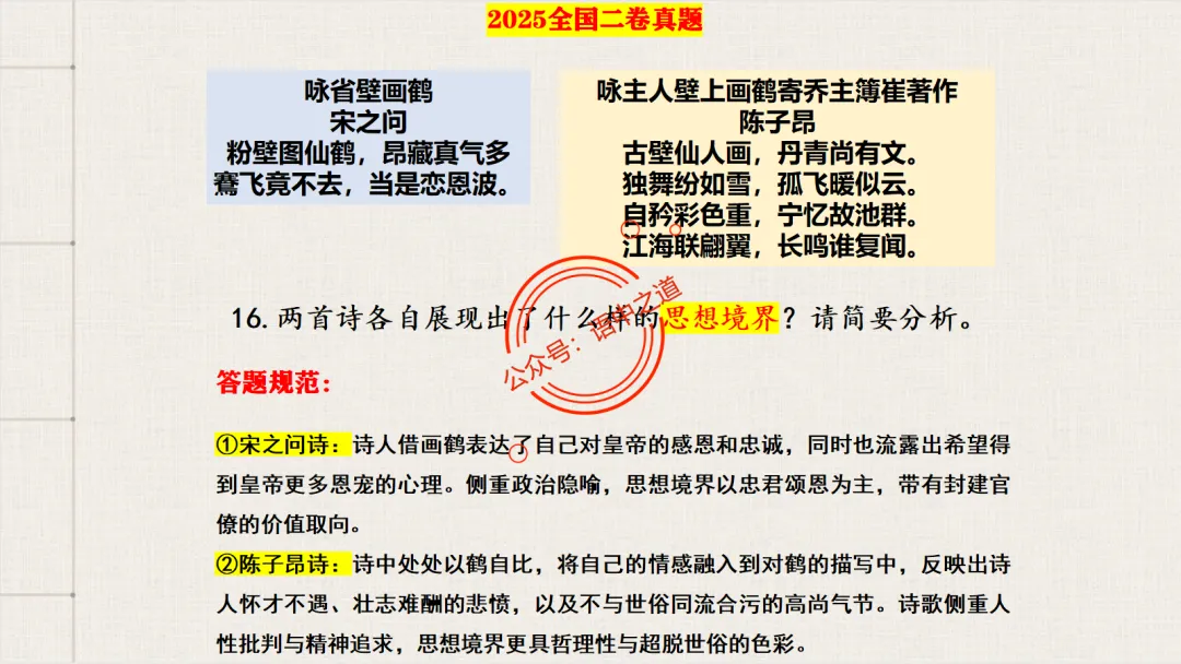 【2026八省联考+真题】12大古诗题材全梳理,附实战应用! 第26张