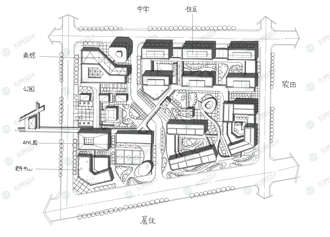 【无界首发——状元真题解绘 · 陆贰】北京建筑大学2026年城市规划考研快题解析-第16张图片-四季读书网