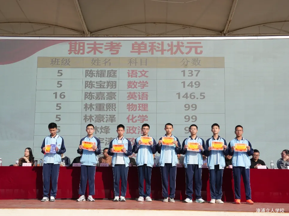 【漳浦立人学校】燃情誓师战中考,砥砺奋进铸华章——2026届九年级冲刺誓师大会 第10张