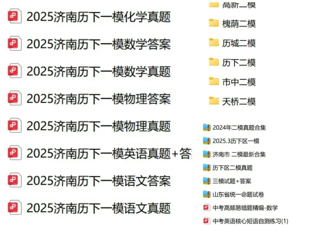 2026年济南中考各项政策或进行较大调整,全省真题卷,济南各区一模二模真题免费领取 第1张 2026年济南中考各项政策或进行较大调整,全省真题卷,济南各区一模二模真题免费领取 第1张