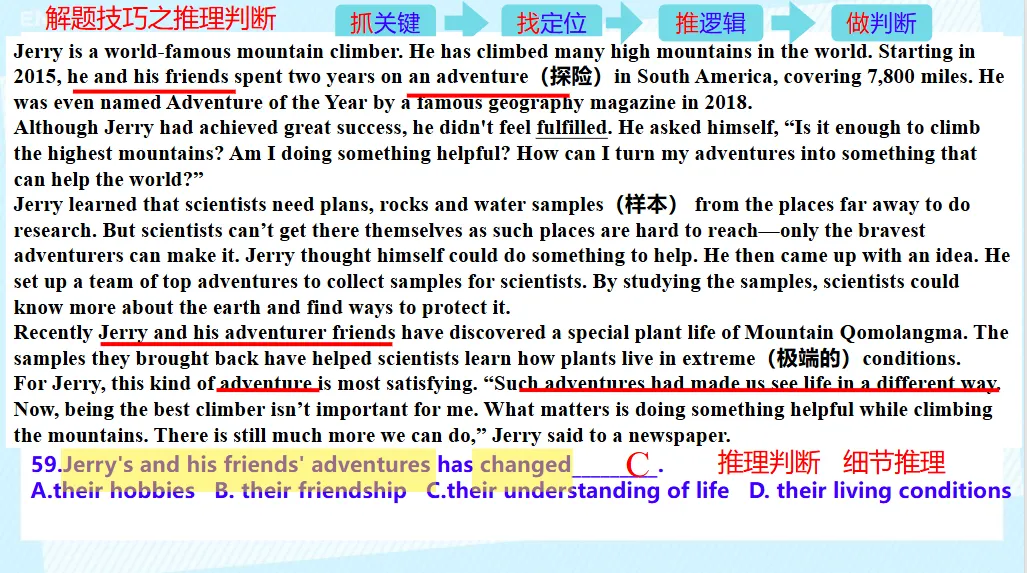 中考阅读理解题型解题技巧-第37张图片-四季读书网