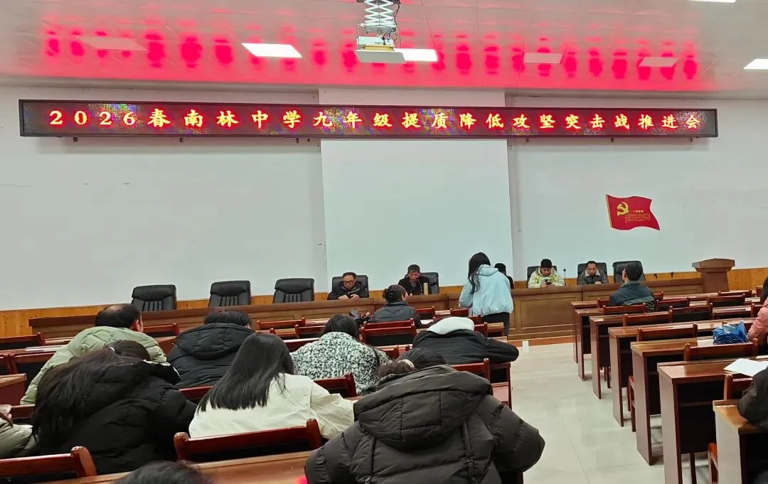 【聚焦中考】扶摇而上,决胜千里!南林中学打响九年级提质攻坚战 第15张