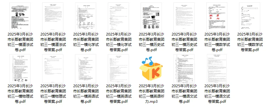【精选试卷】2025届+2026届长沙市长郡教育集团初三一模全科及答案-第5张图片-四季读书网 【精选试卷】2025届+2026届长沙市长郡教育集团初三一模全科及答案-第5张图片-四季读书网