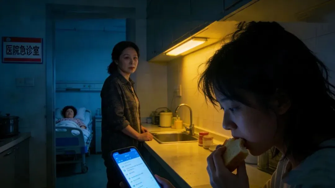 清晨5点40的“战场”:中考女儿、卧床婆婆、未断的工作信息,我的中年三明治 第4张 清晨5点40的“战场”:中考女儿、卧床婆婆、未断的工作信息,我的中年三明治 第4张