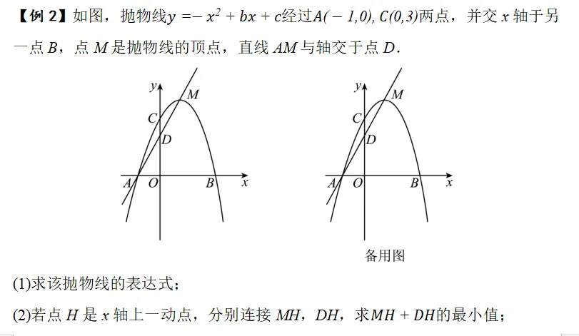 中考数学|二次函数线段最值解题技巧(高频考点,易提分) 第6张 中考数学|二次函数线段最值解题技巧(高频考点,易提分) 第6张