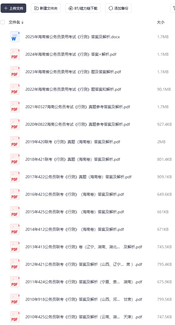2026年海南省考资料合集(含26笔试真题+行测申论) 第3张 2026年海南省考资料合集(含26笔试真题+行测申论) 第3张