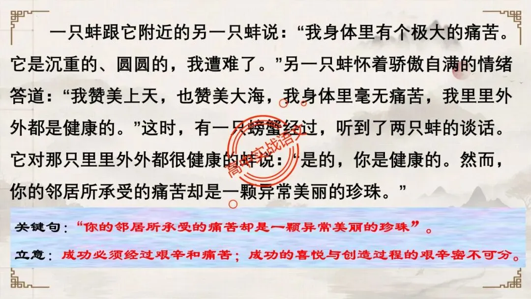 【实战技法】作文审题立意【全套梳理+真题实例】-第41张图片-四季读书网 【实战技法】作文审题立意【全套梳理+真题实例】-第41张图片-四季读书网