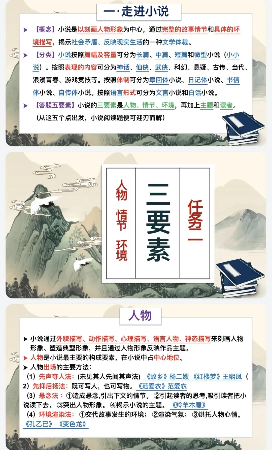 中考语文专题复习:小说阅读复习专题-第4张图片-四季读书网