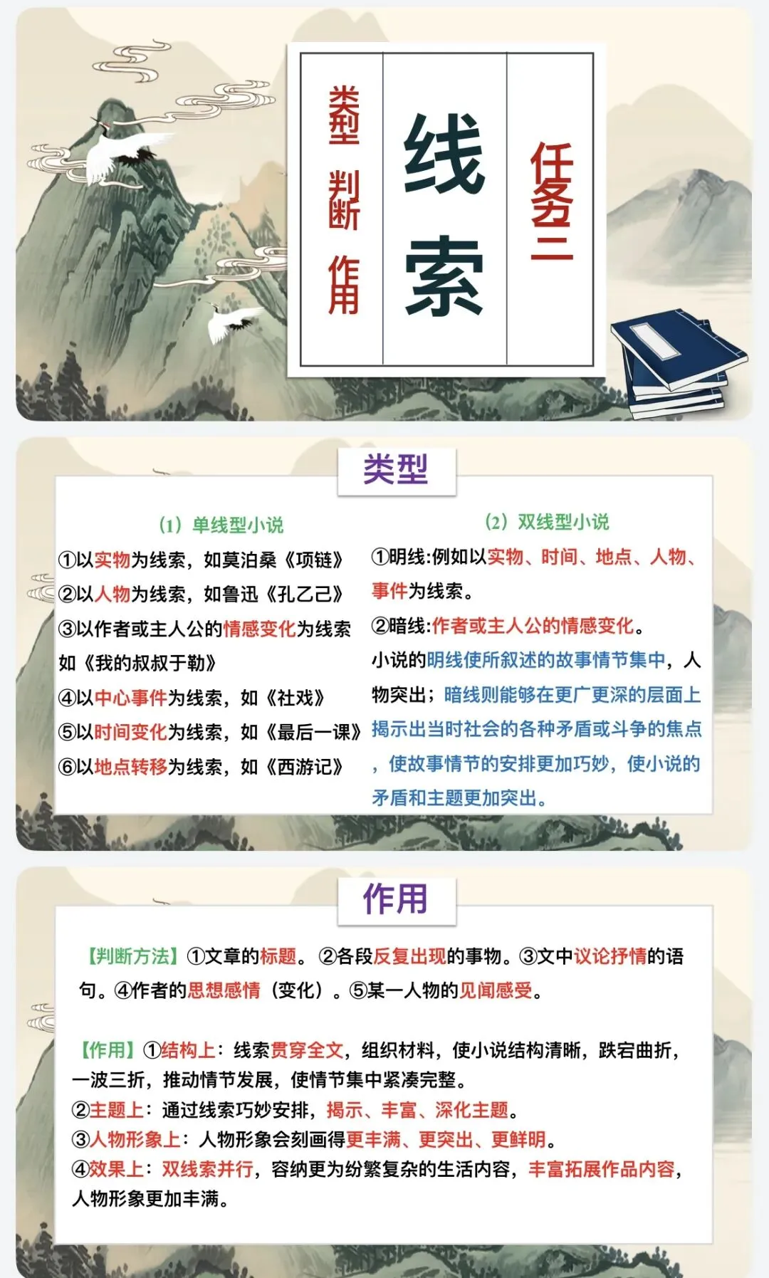 中考语文专题复习:小说阅读复习专题-第9张图片-四季读书网