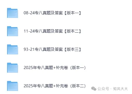 【专八真题】TEM8英语专业四八级历年真题(2008-2025年)完整版含听力下载 第2张