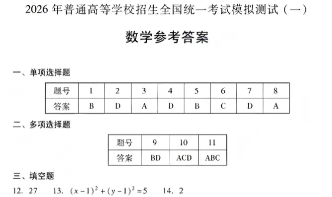 直接查看!广东一模考试《全科》真题试卷及答案解析(附9科完整版PDF) 第3张