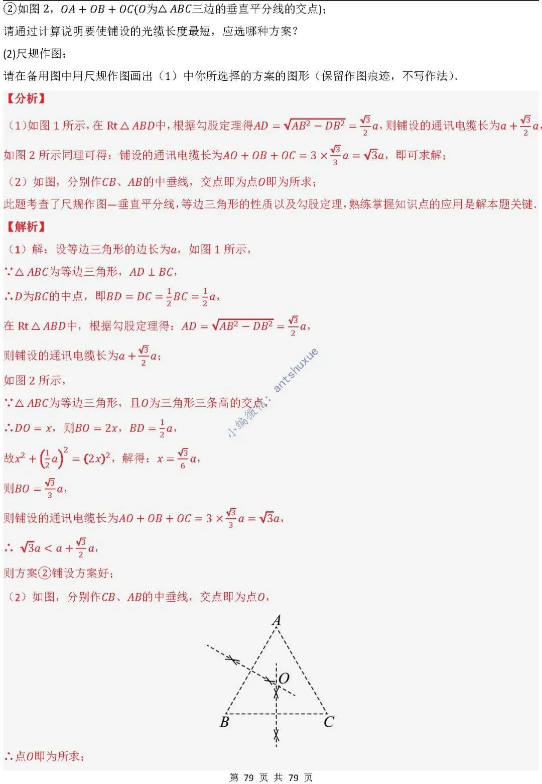 中考数学:尺规作图4大类型15种题型(逐题精讲/含word) 第80张
