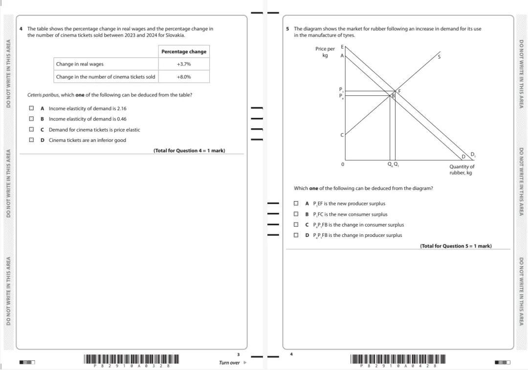 爱德思考试局ALevel真题题库大全分享,高清PDF版免费领 第10张 爱德思考试局ALevel真题题库大全分享,高清PDF版免费领 第10张