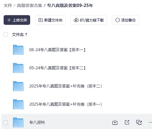 英语专业八级历年真题答案(2009-2025年)电子版PDF(网盘下载) 第4张