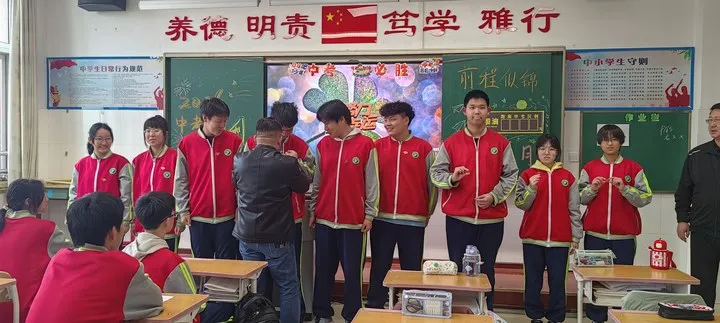 逐梦百日,决战中考——上苑学校九年级中考百日誓师活动圆满举行 第22张