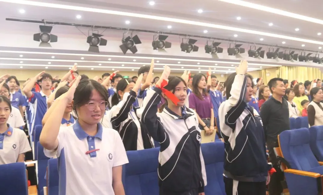 策马赴百日,逐梦向中考——横岗中心学校隆重举行中考百日誓师大会 第14张