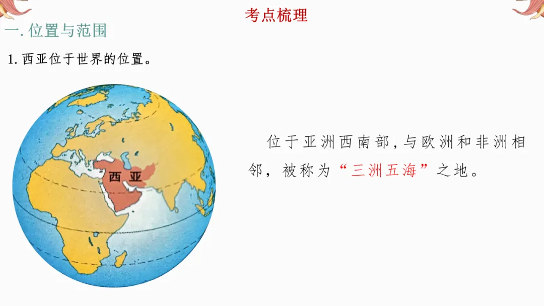 2026年中考地理复习【第一轮】 | 课题6《东南亚和西亚》,欢迎大家加入会员群,享受更多优惠! 第23张