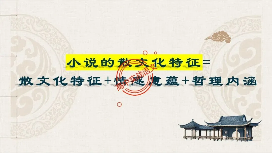 【对标真题,衔接课本】高考热考题型【散文化小说】一课通 第53张