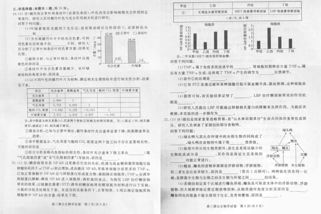 2025 唐山高三二模真题|免费速领,冲刺高考最后关键 第47张 2025 唐山高三二模真题|免费速领,冲刺高考最后关键 第47张
