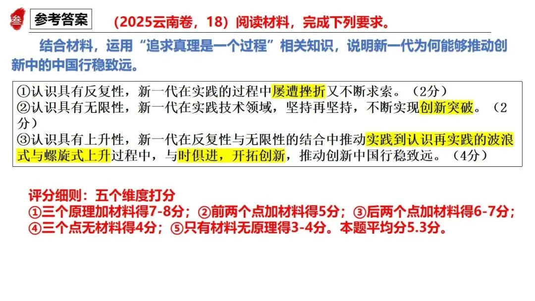 高正团队2026跟着真题学答题专题4 马哲 第45张