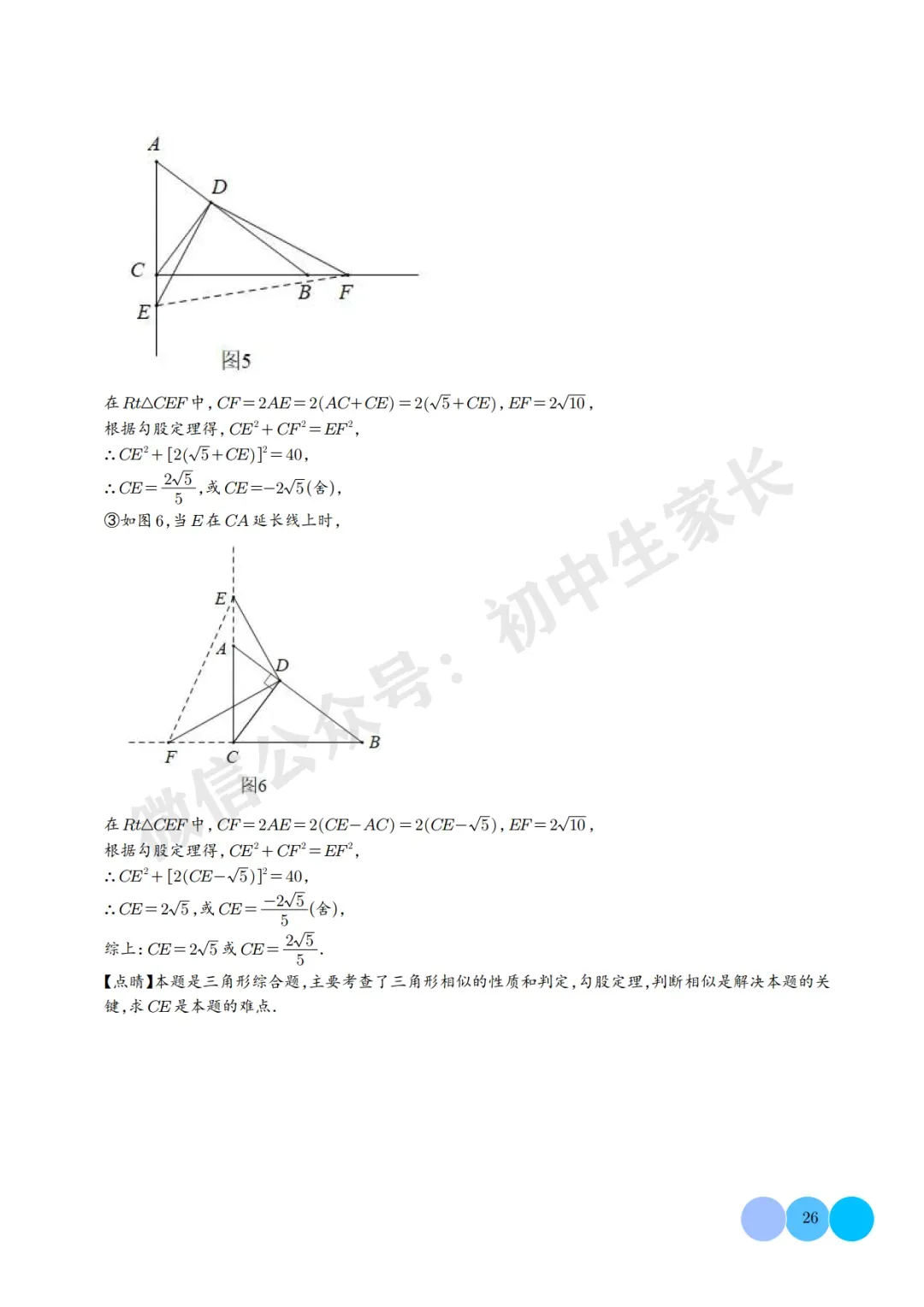 2026年中考数学相似三角形重难点模型【五大模型】(解析版) 第27张