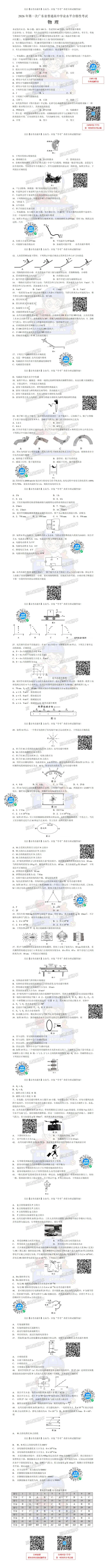 刚刚更新!广东学考/合格考/3+证书真题答案全部出炉! 第17张