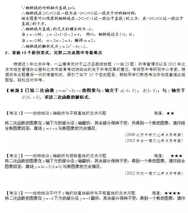 中考重点:二次函数,最全知识点汇总! 第64张