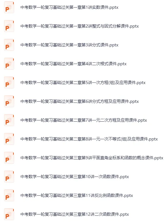 2026年《中考数学常考考点专题word+复习课件PPT》 第4张