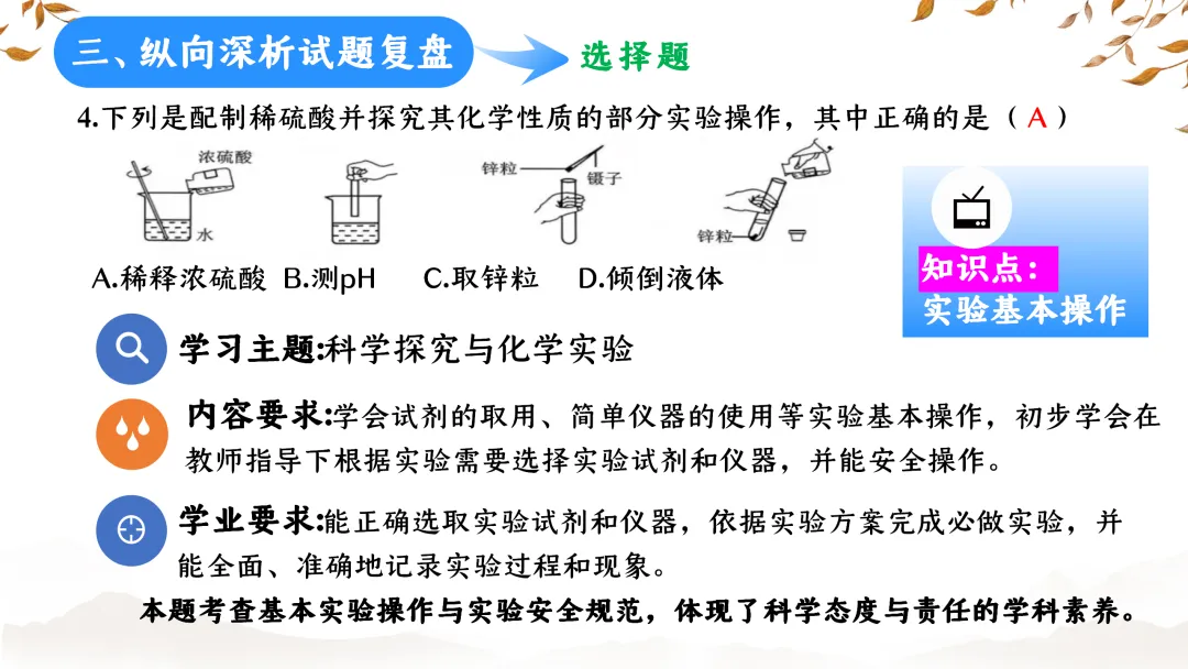 SK233 初中化学 中考备考讲座《深耕课标 聚焦素养:2025年中考化学命题趋势与复习备考策略解析》讲座课件PPT+ 文字稿Word 第20张