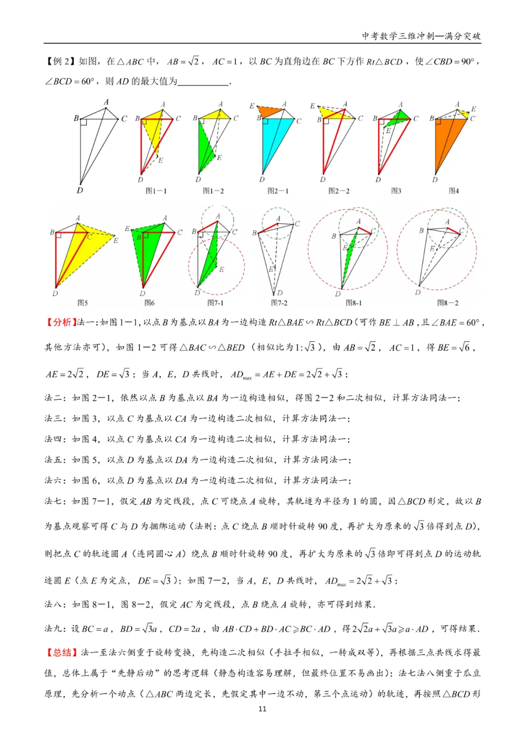 初中数学模型大全+备战中考知识全解 第12张