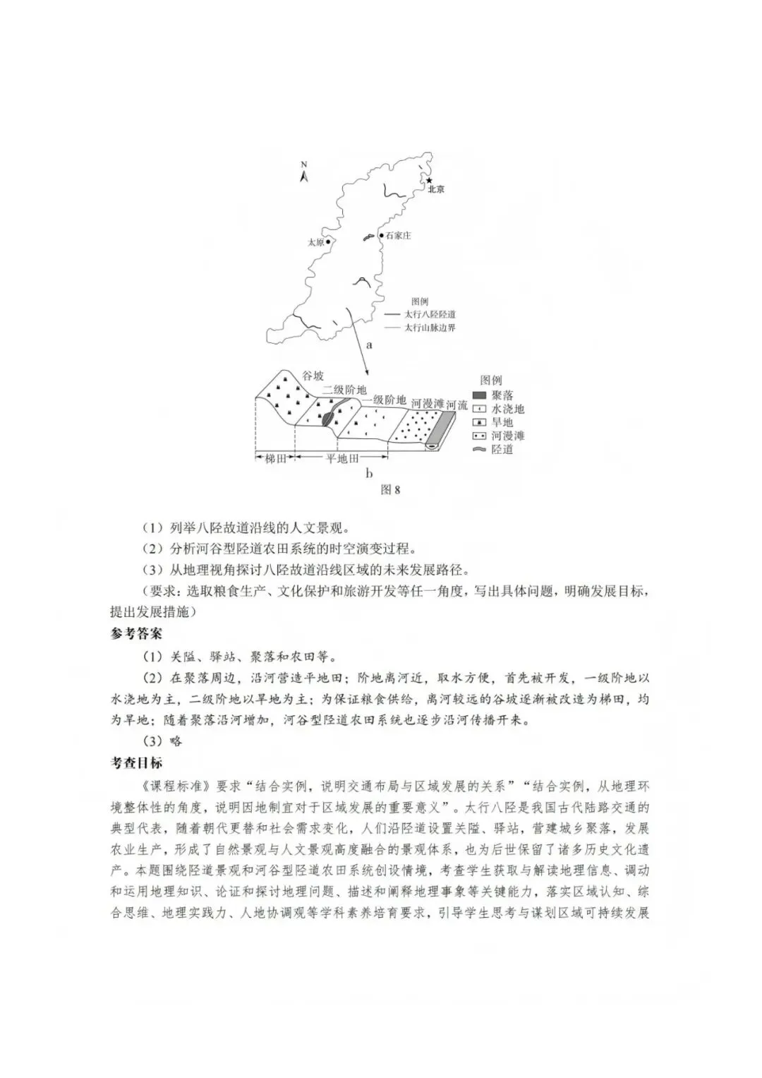 【高考真题分析】2025年河北省高考地理试题分析-第12张图片-四季读书网
