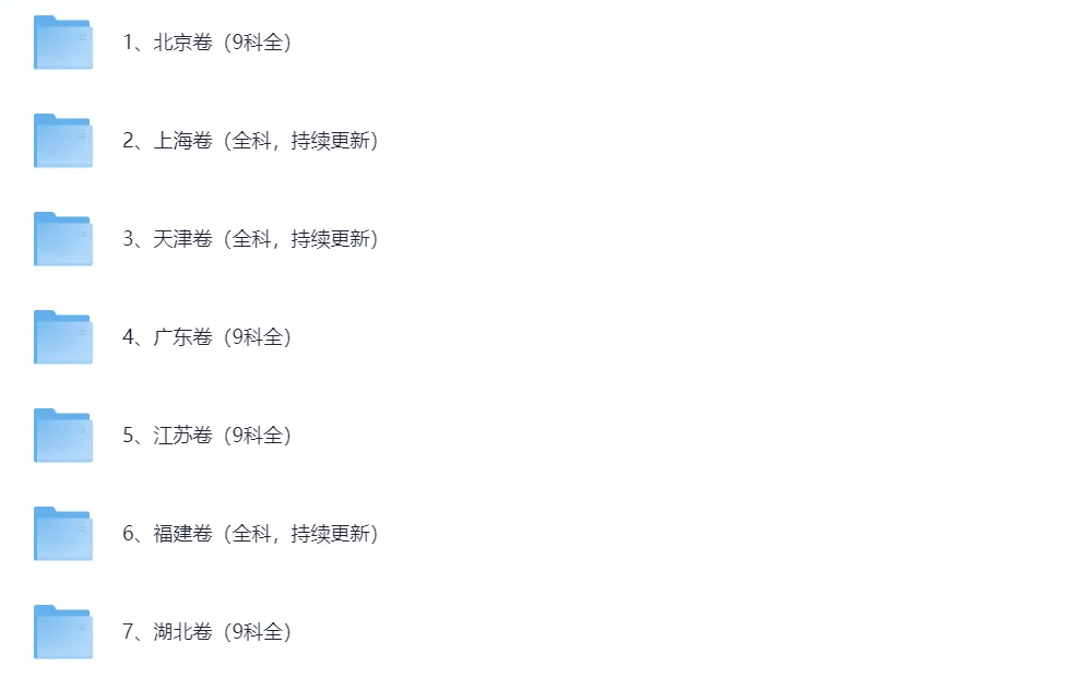【全国高考真题】高考真题试卷及答案含历年真题解析2008-2025年 第3张