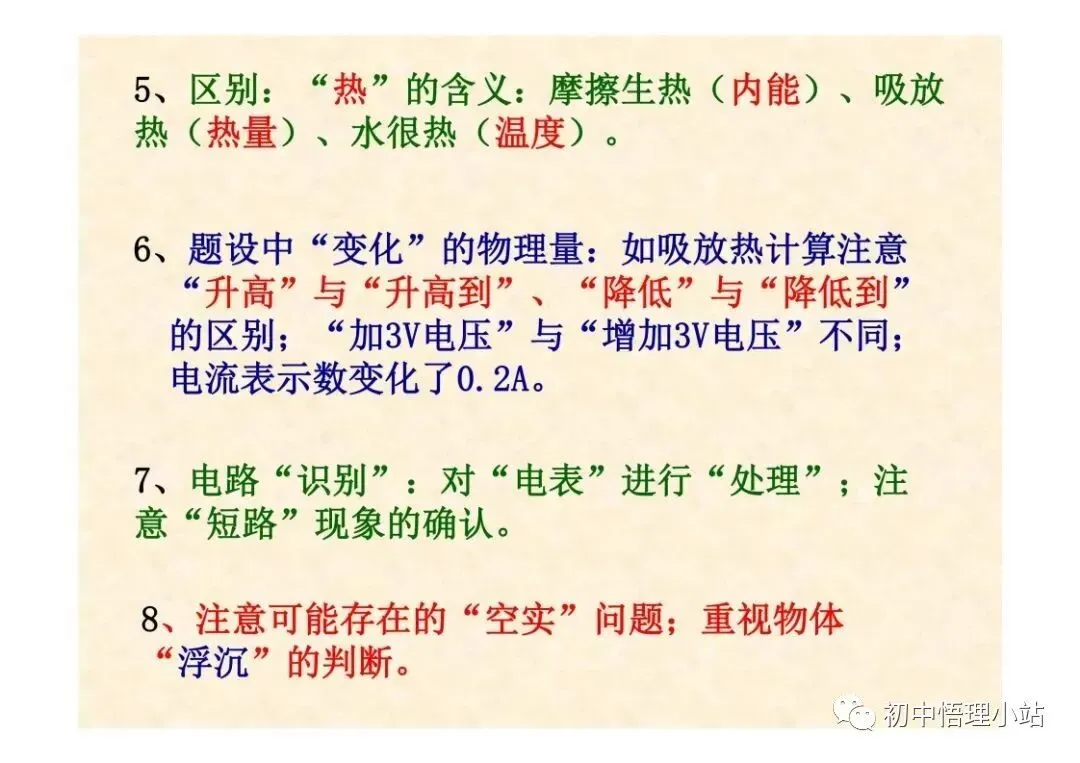 初中物理中考复习材料汇总 借鉴学习 第148张