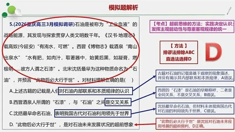 模拟题 | 2026重庆高三3月模拟调研-PPT+word(免费下载) 第11张