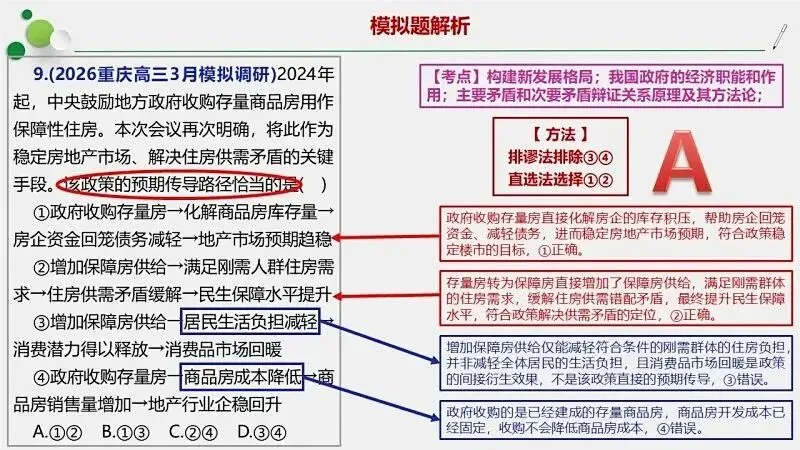 模拟题 | 2026重庆高三3月模拟调研-PPT+word(免费下载) 第15张