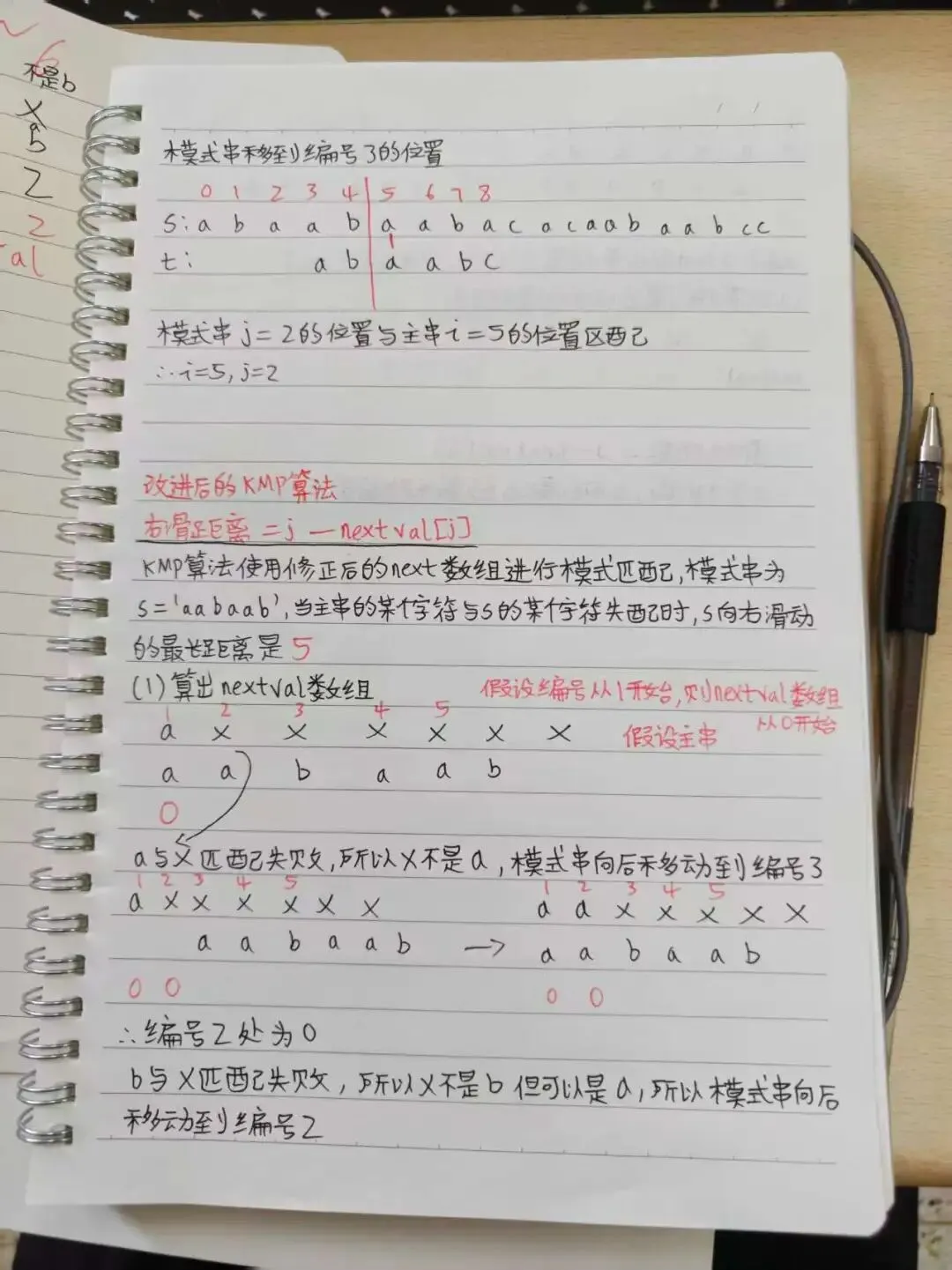 一道KMP统考真题彻底讲透:nextval与滑动距离的本质 第1张