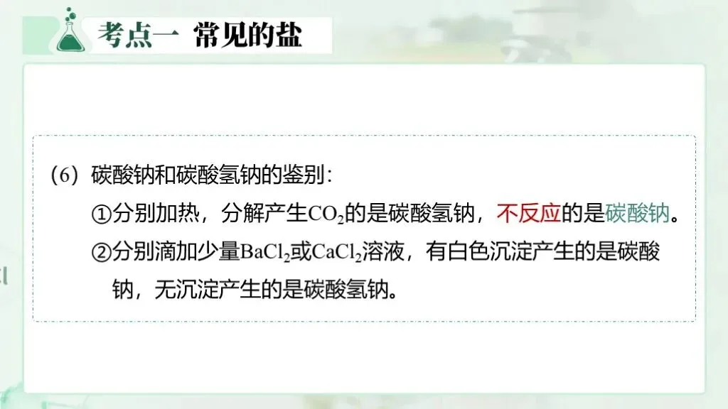 中考化学一轮复习专题八《盐和化肥》 第21张