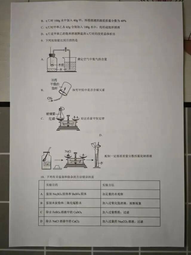 2022年新疆中考化学真题 第2张