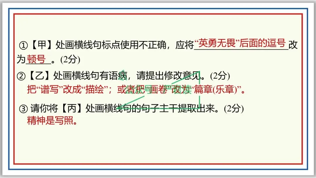 中考复习:语言综合运用 71张PPT 丰盈版 珍藏级 第14张