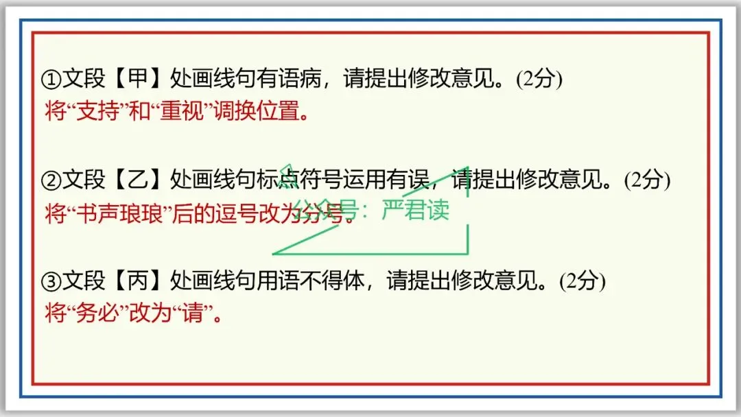 中考复习:语言综合运用 71张PPT 丰盈版 珍藏级 第56张