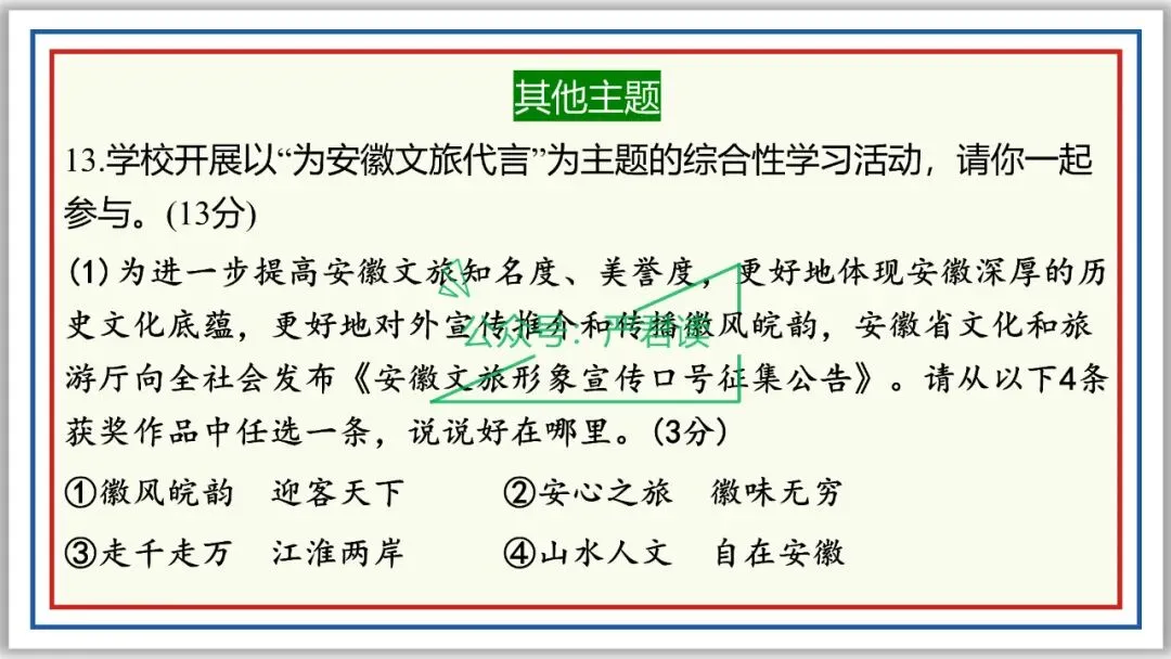 中考复习:语言综合运用 71张PPT 丰盈版 珍藏级 第59张