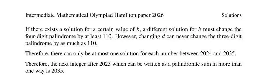 2026年英国中级奥数竞赛真题及答案 第12张