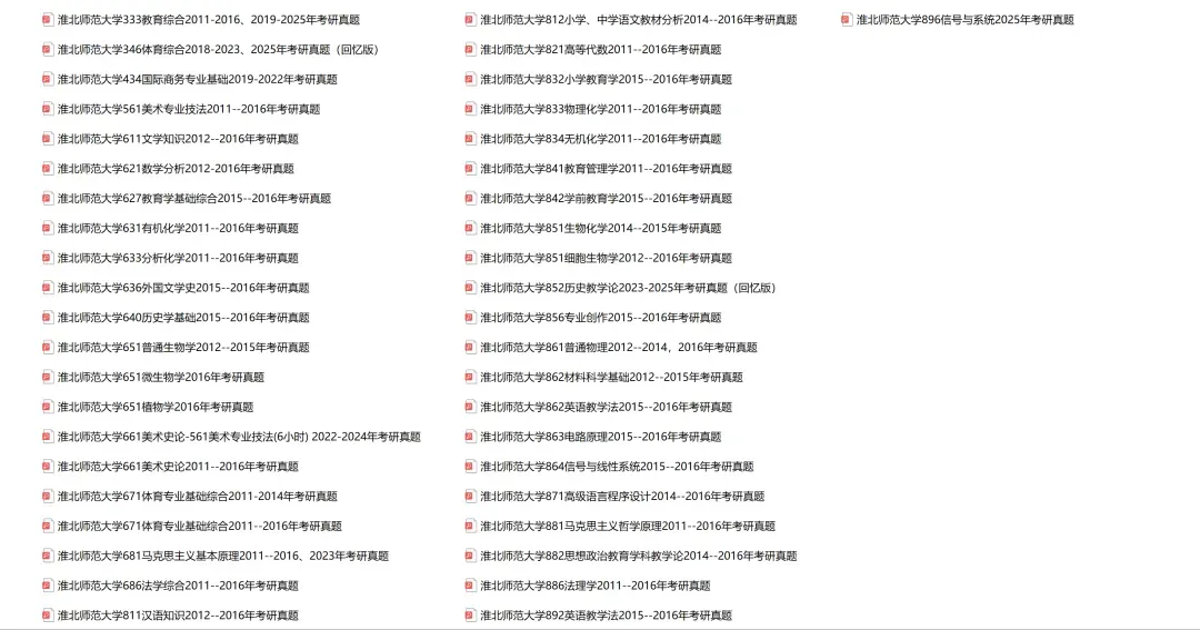 淮北师范大学考研专业课历年真题汇总(含2026真题)-第2张图片-四季读书网 淮北师范大学考研专业课历年真题汇总(含2026真题)-第2张图片-四季读书网