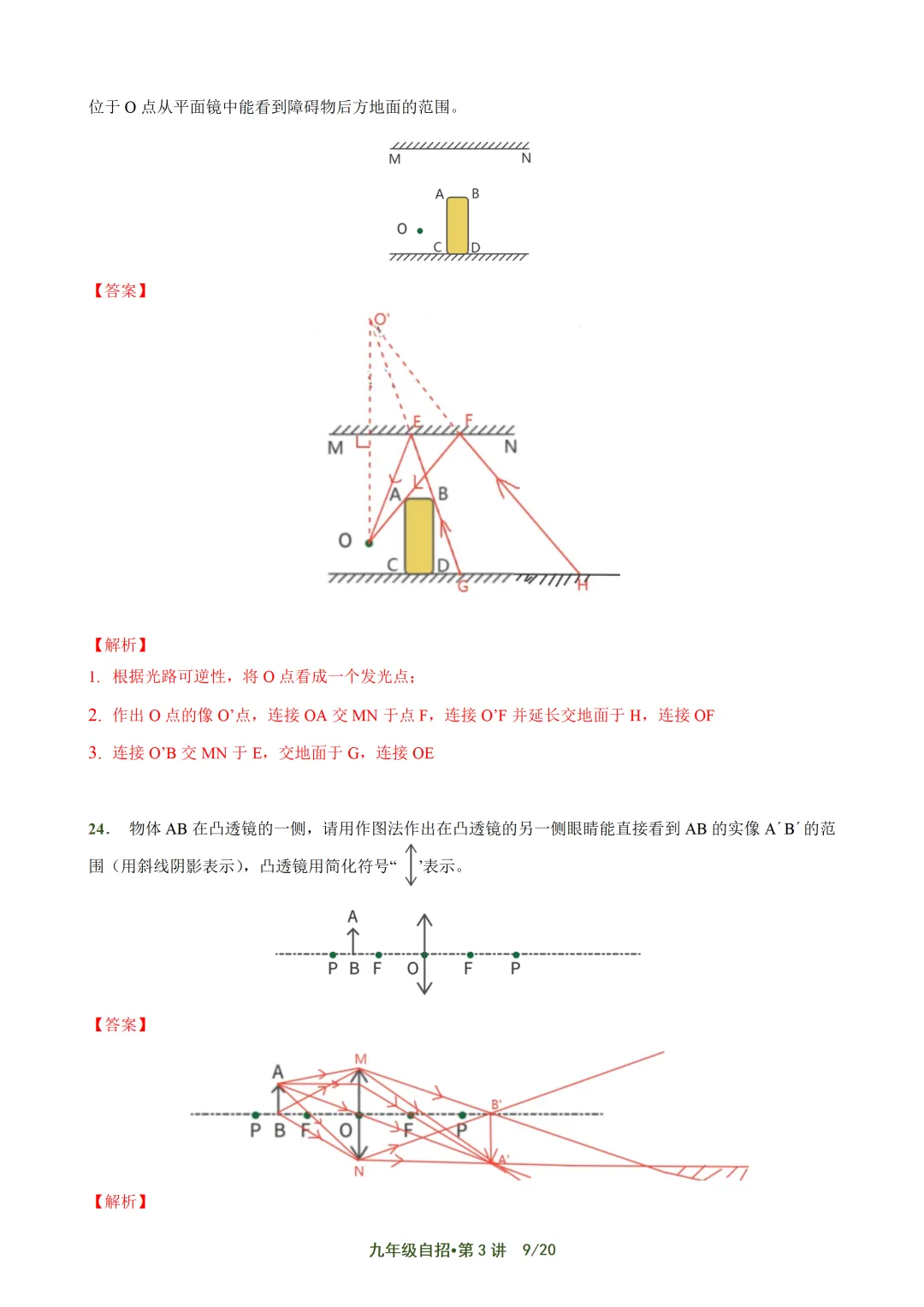 上海自招物理真题解析与讲义 第43张