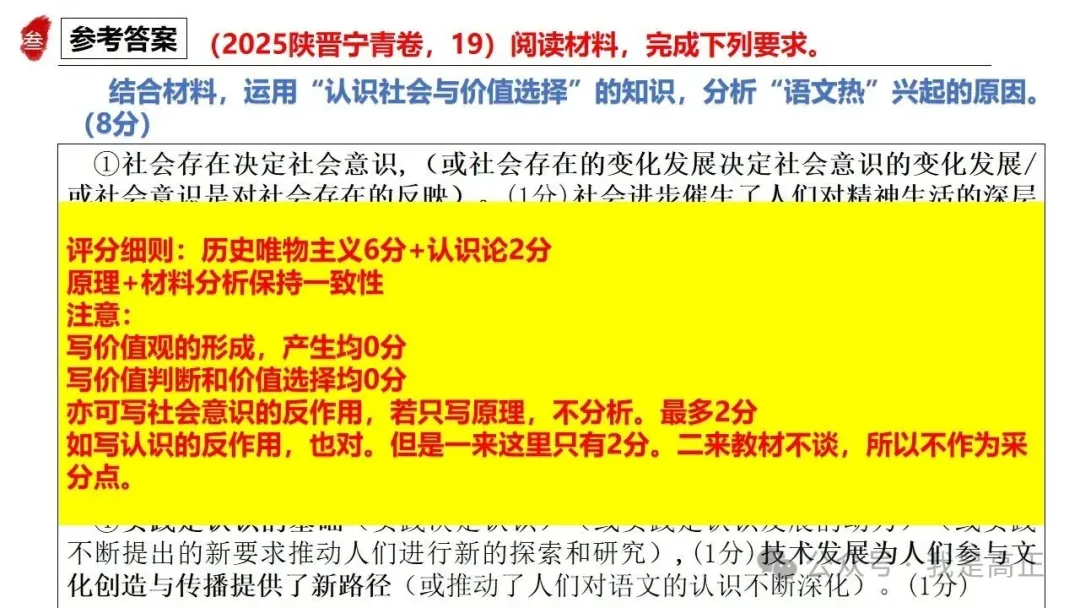 高正团队2026跟着真题学答题专题4 马克思主义哲学 第58张